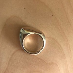 Birks Sterling Silver "Pebble" Ring